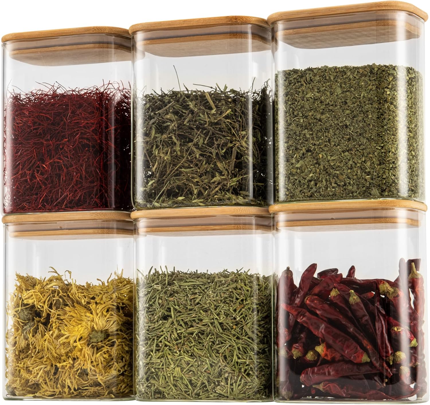 Glass Container Set - 37oz Rectangle Airtight Glass Storage Containers