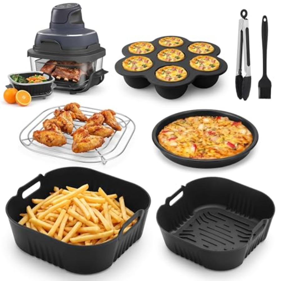 Glass Container Set - Air Fryer Accessories for Ninja Crispi