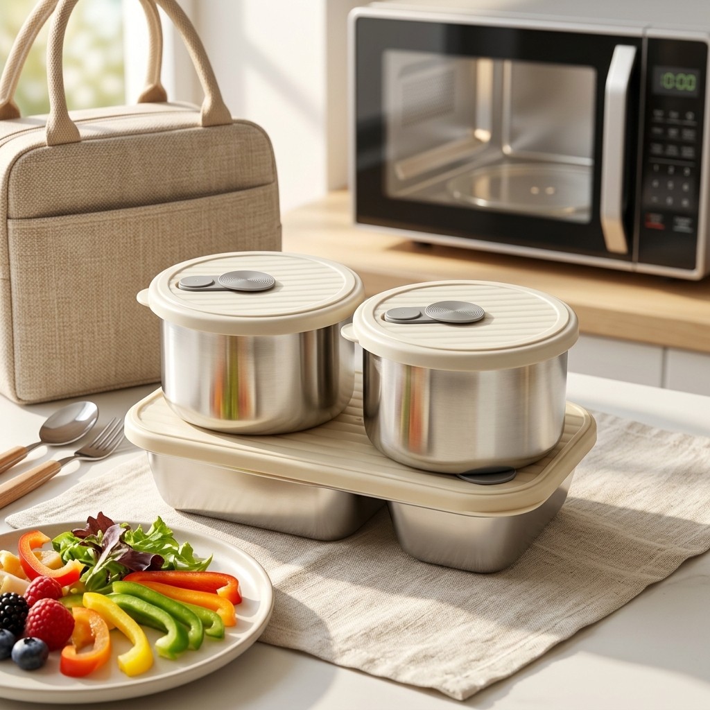 Microwave Safe 304 Stainless S - Meal Prep Kinder recensie en prijs