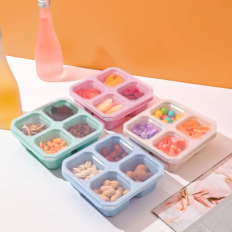 4 Grid Snack Box for Kids and  - Meal Prep Kinder recensie en prijs