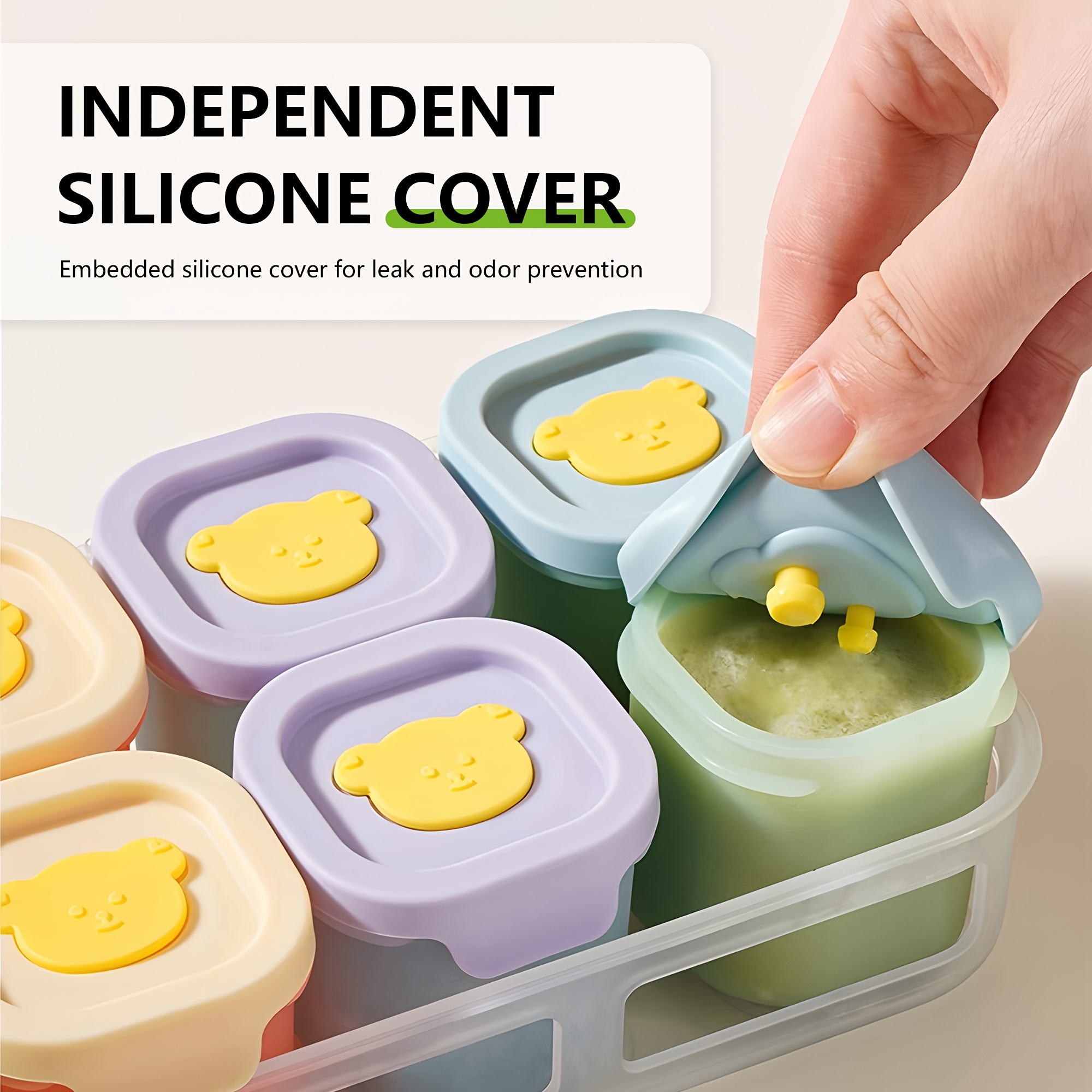 9pcs Silicone Food Storage Con - Meal Prep Kinder recensie en prijs