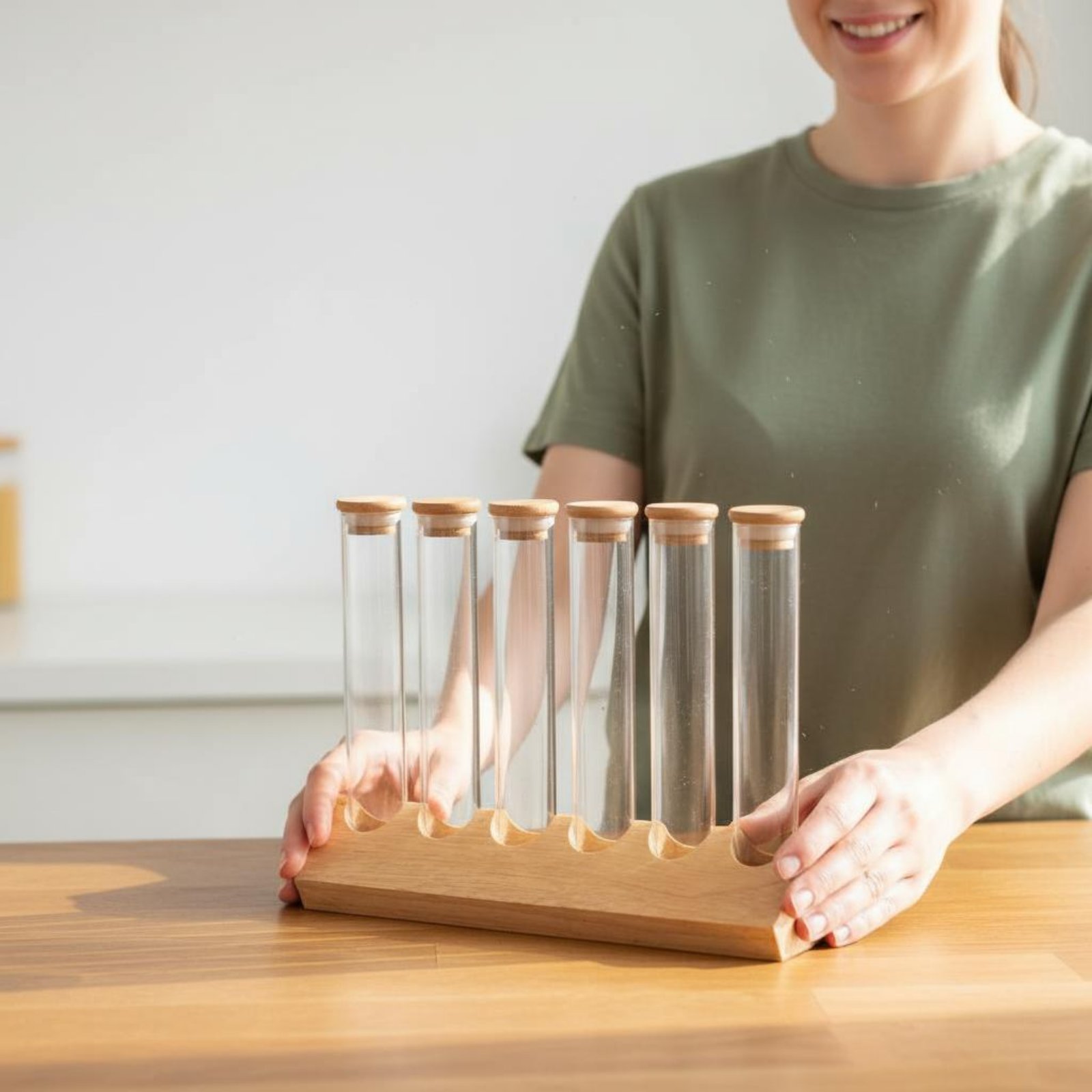 Glass Tube Container Set with  - Glass Container Set recensie en prijs