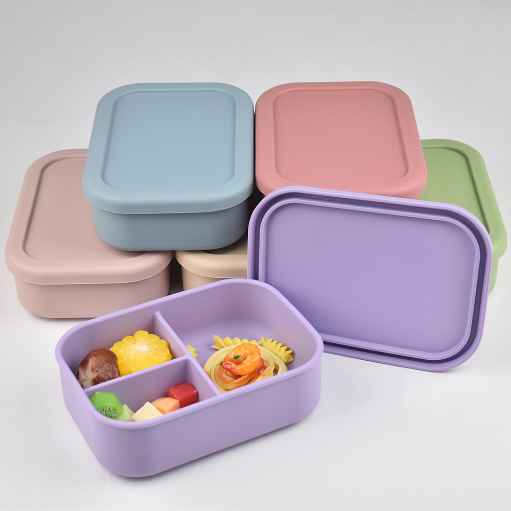 3-Compartment Food Grade Silic - Meal Prep Kinder recensie en prijs