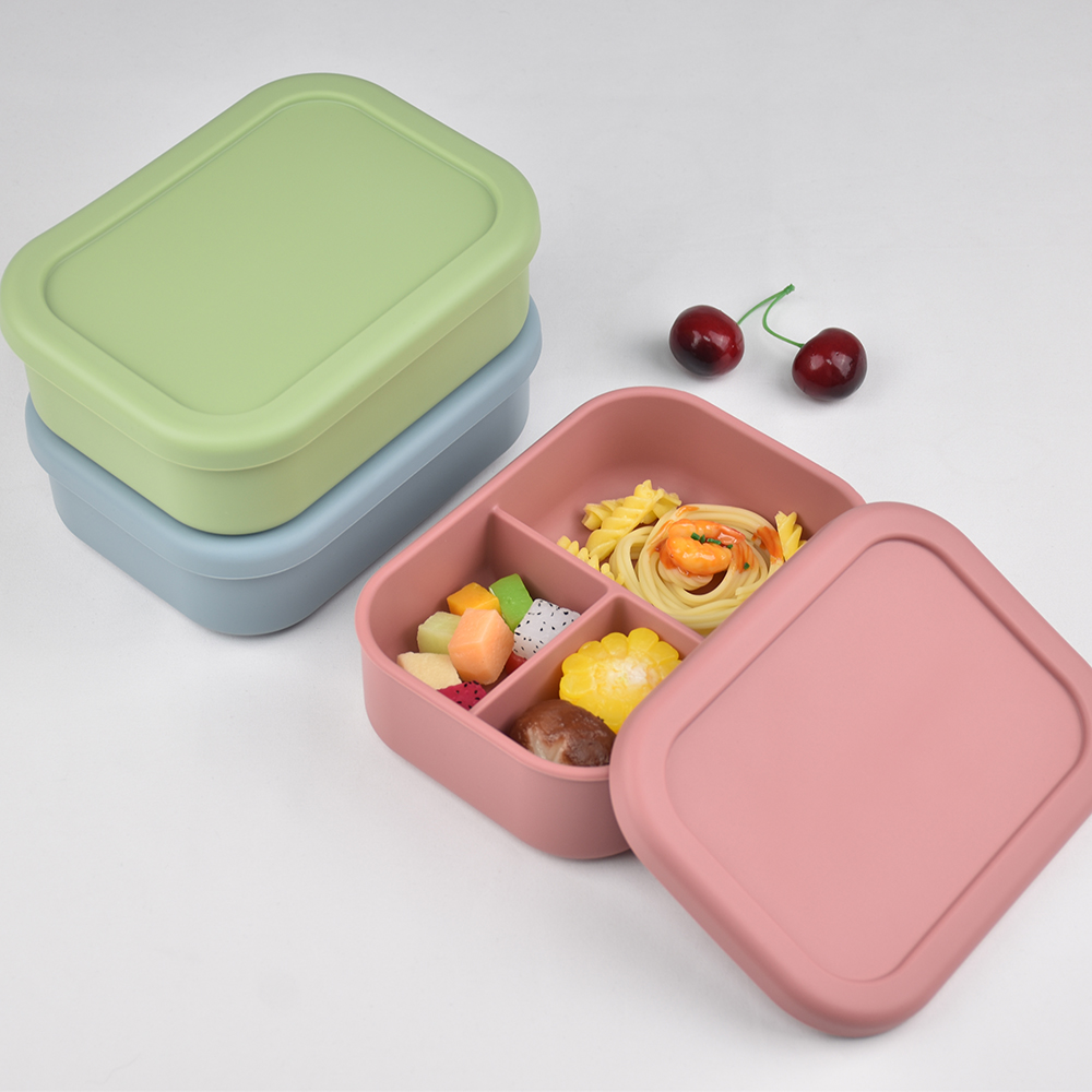 3-Compartment Food Grade Silic - Meal Prep Kinder recensie en prijs