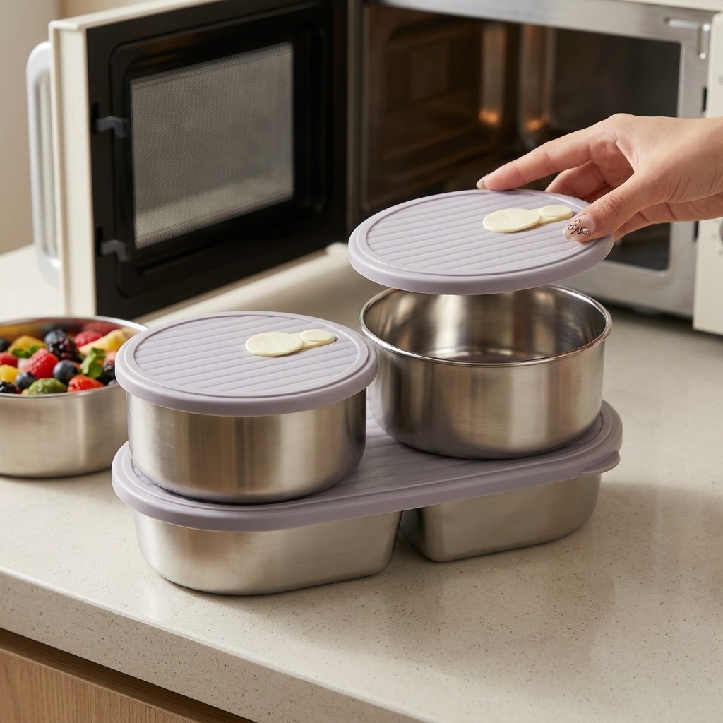 Microwavable 304 Stainless Ste - Meal Prep Kinder recensie en prijs