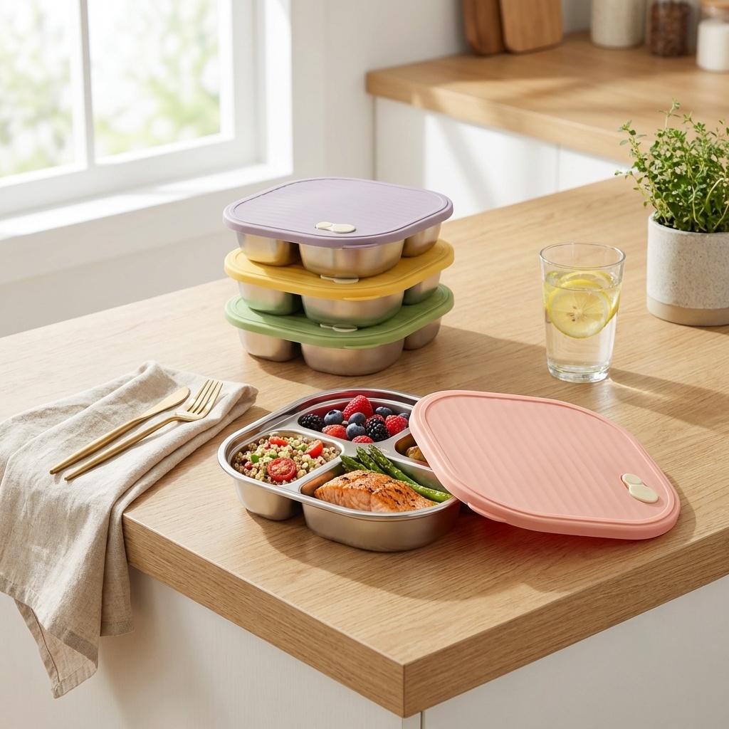 Microwave Safe 304 Stainless S - Meal Prep Kinder recensie en prijs