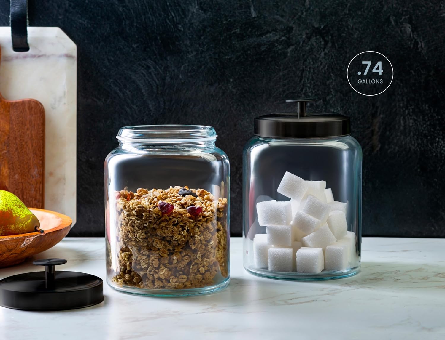 Glass Kitchen Canister Set, Fo - Glass Container Set recensie en prijs