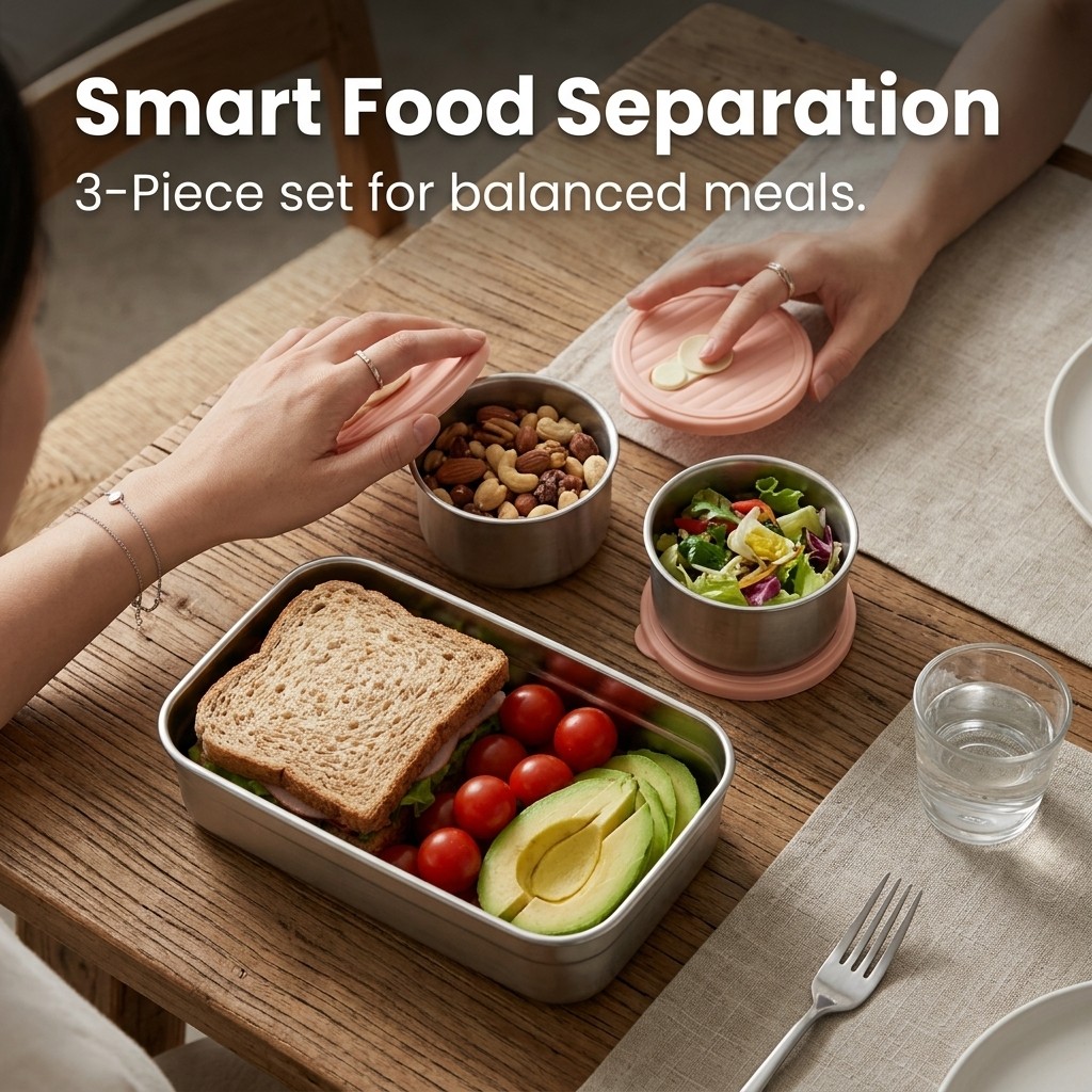 Bento Lunch Box Set Microwave  - Meal Prep Kinder recensie en prijs