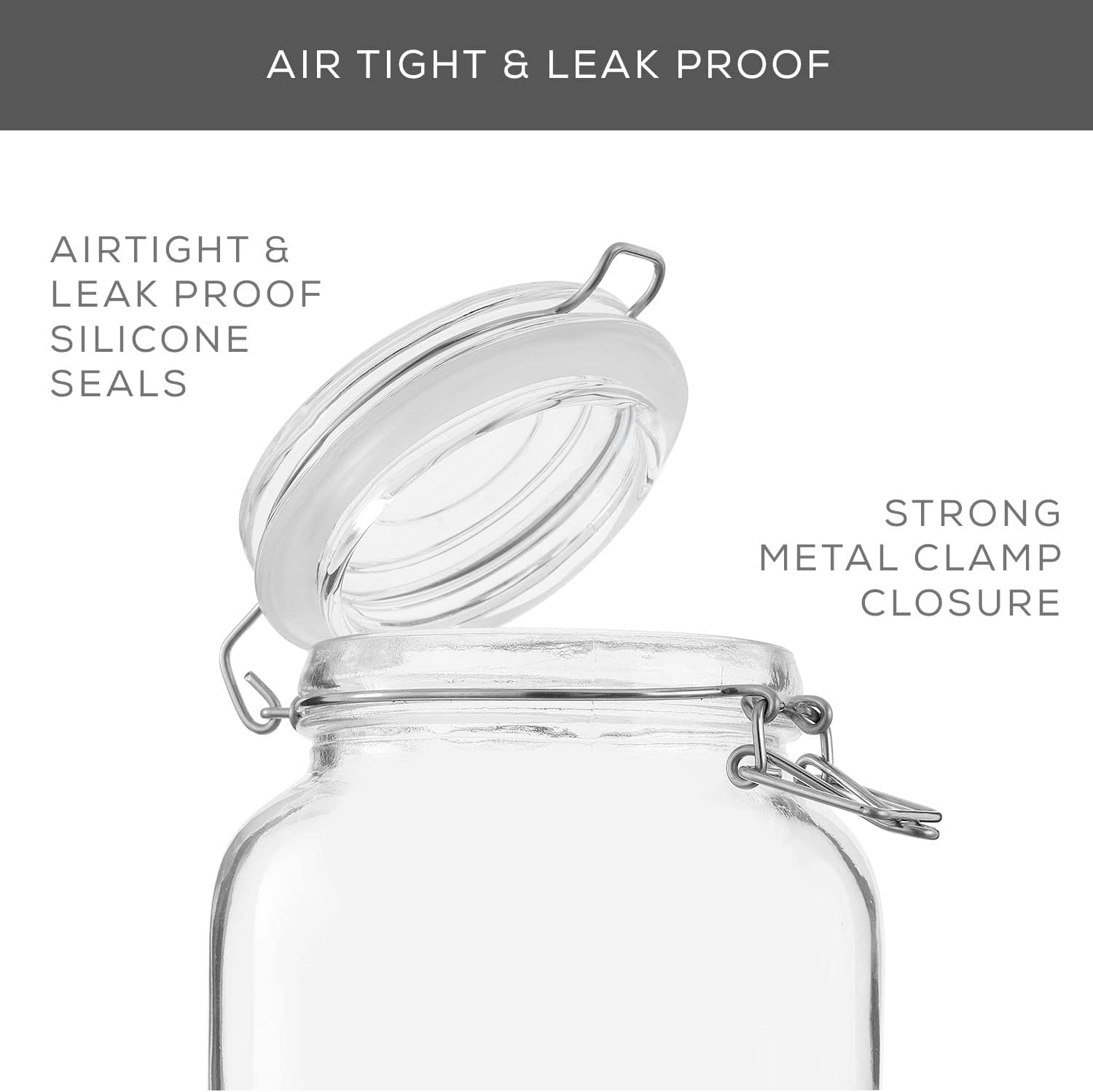 Airtight Glass Jars with Lids  - Glass Container Set recensie en prijs