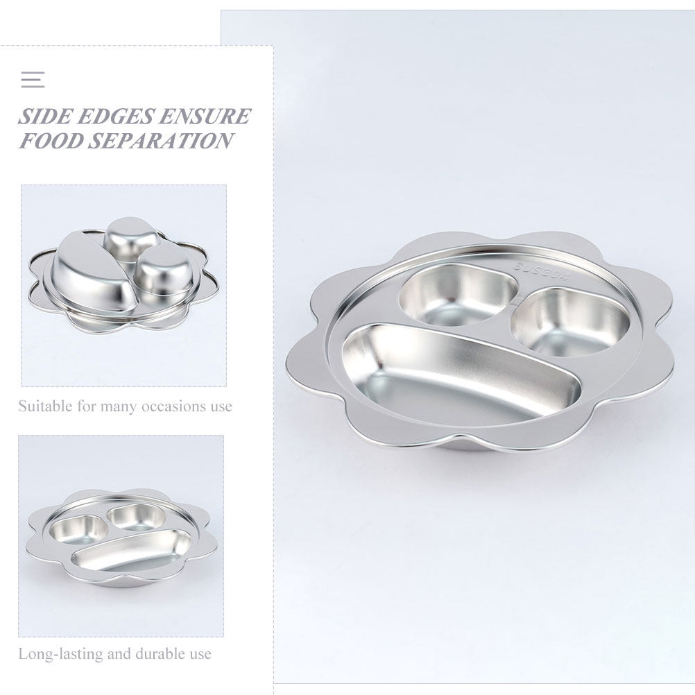 Stainless Steel Divided Plate  - Meal Prep Easy Healthy recensie en prijs