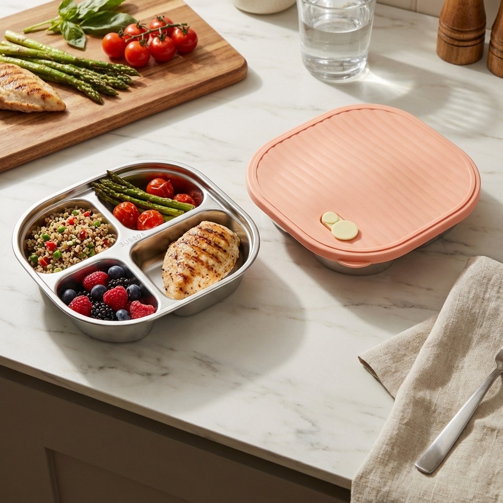 Microwave Safe 304 Stainless S - Meal Prep Kinder recensie en prijs
