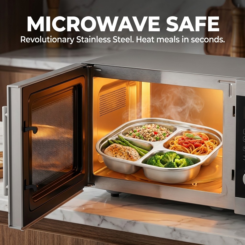 Microwave Safe 304 Stainless S - Meal Prep Kinder recensie en prijs