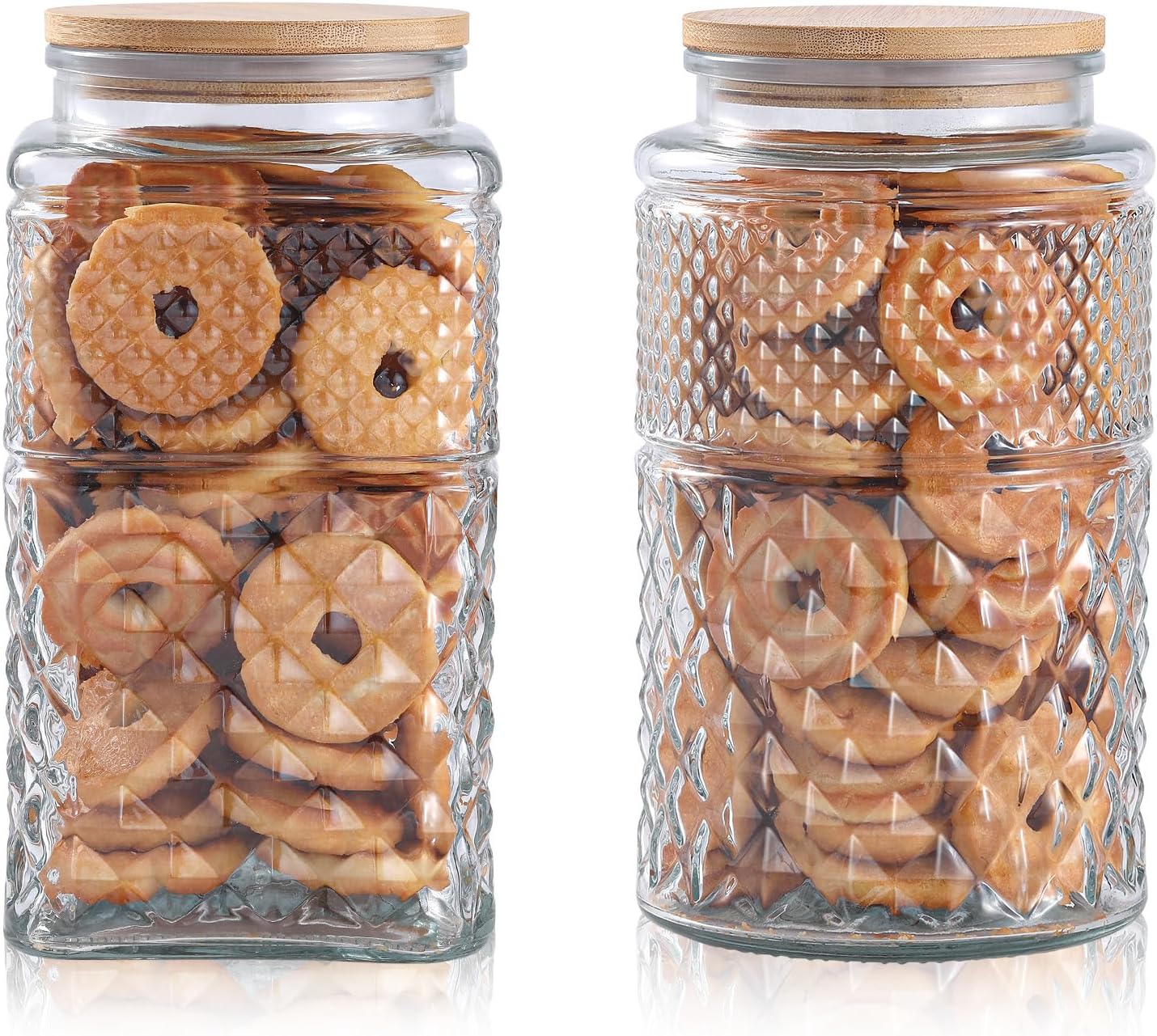 0.7Gallon/2600ml Glass Cookie  - Glass Container Set recensie en prijs