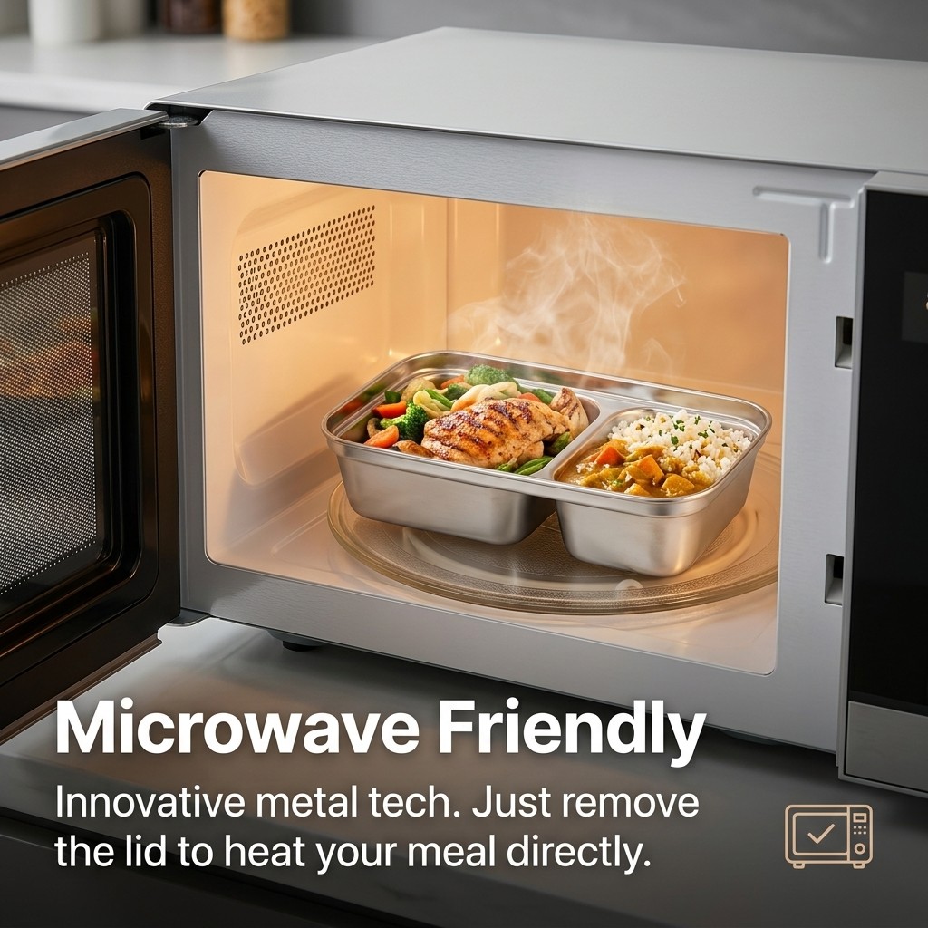 Microwave Safe 304 Stainless S - Meal Prep Kinder recensie en prijs
