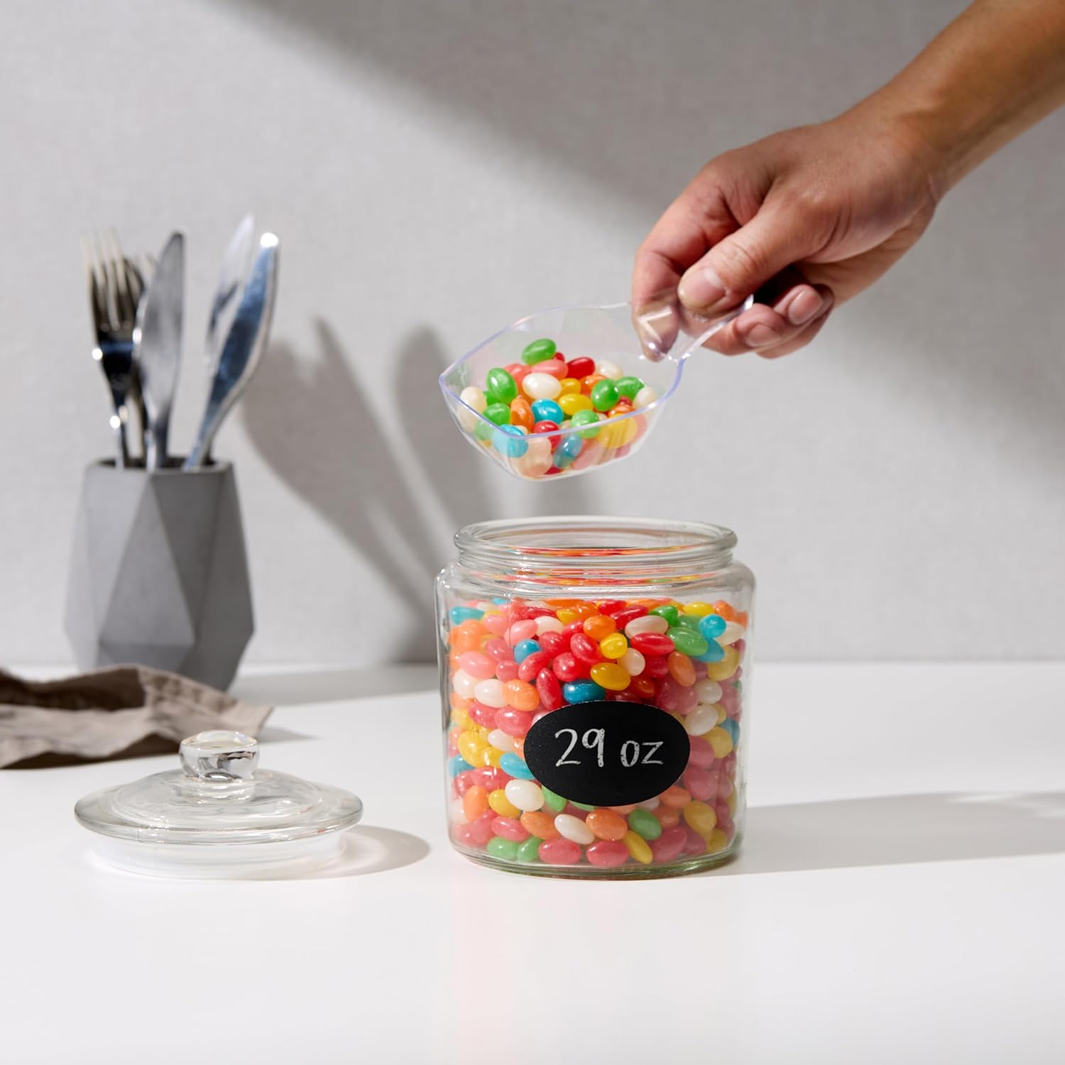 Glass Storage Jars with Lids - - Glass Container Set recensie en prijs