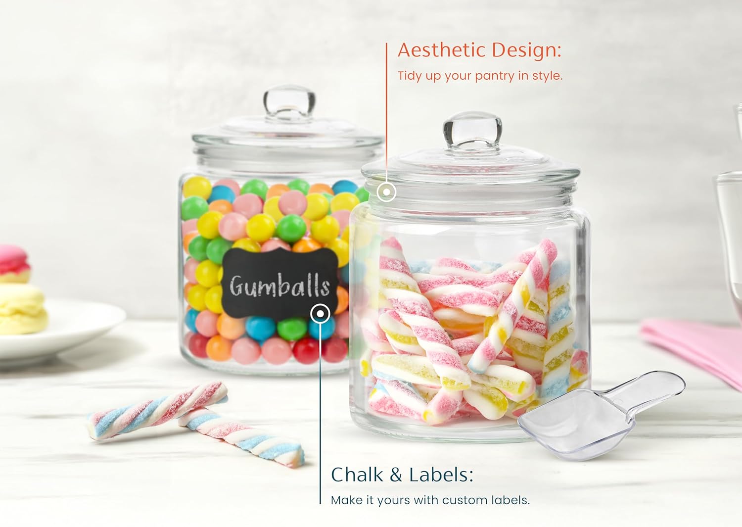 Glass Storage Jars with Lids - - Glass Container Set recensie en prijs