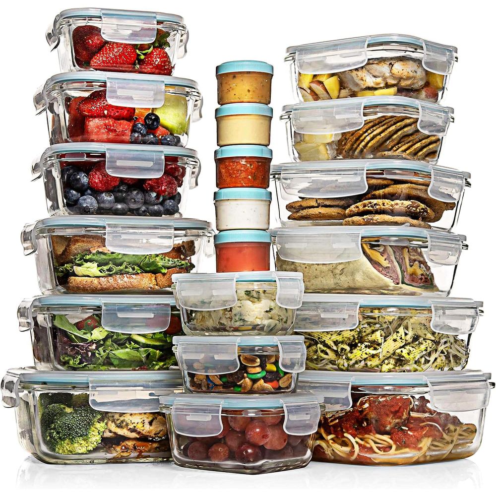 Pc Set Glass Food Storage Cont - Glass Container Set recensie en prijs