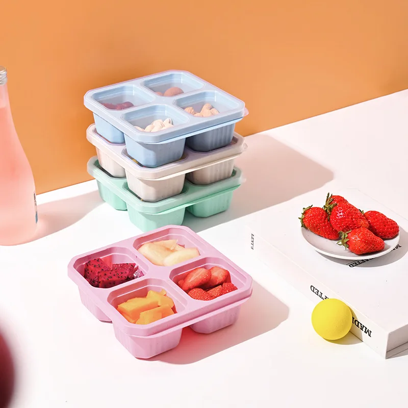 4 Grid Snack Box for Kids and  - Meal Prep Kinder recensie en prijs